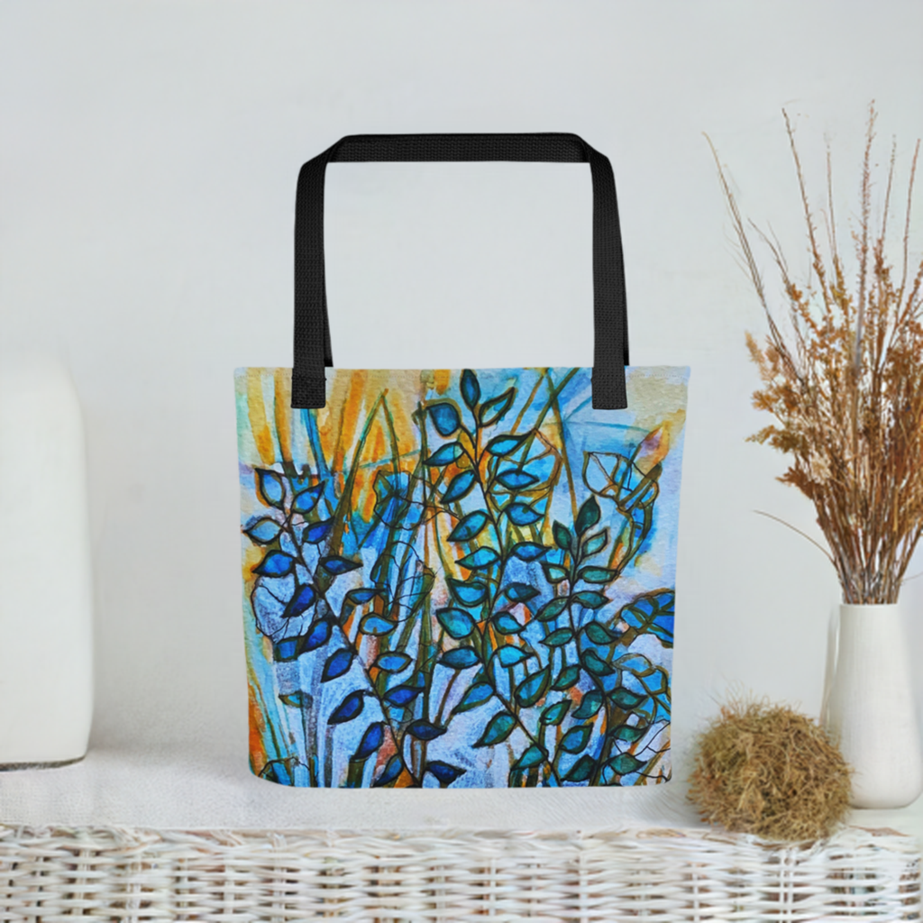 Sunset Leaves Tote bag