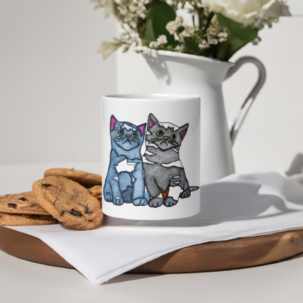 Two Kittens Cat Mug