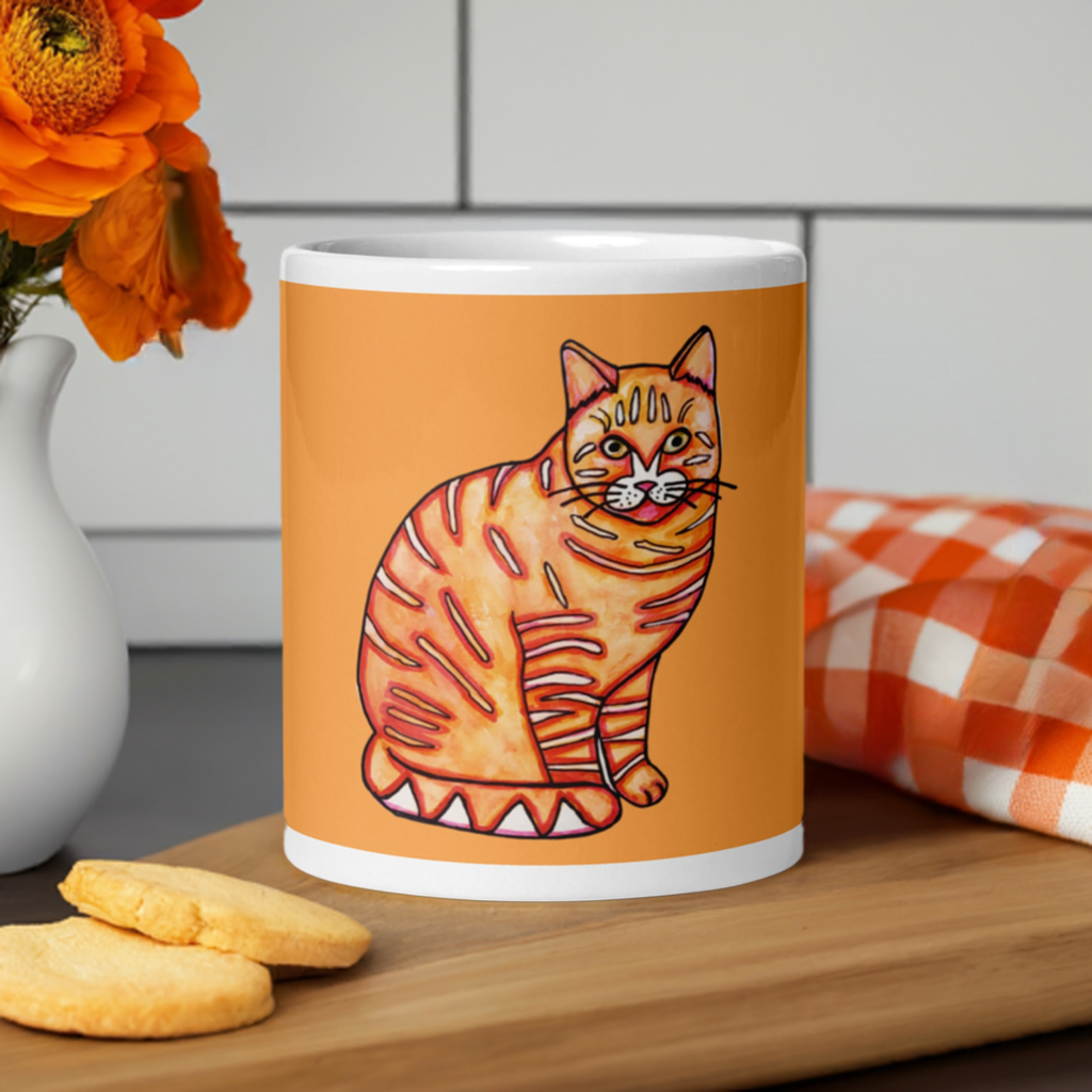 Orange Tabby Cat Mug