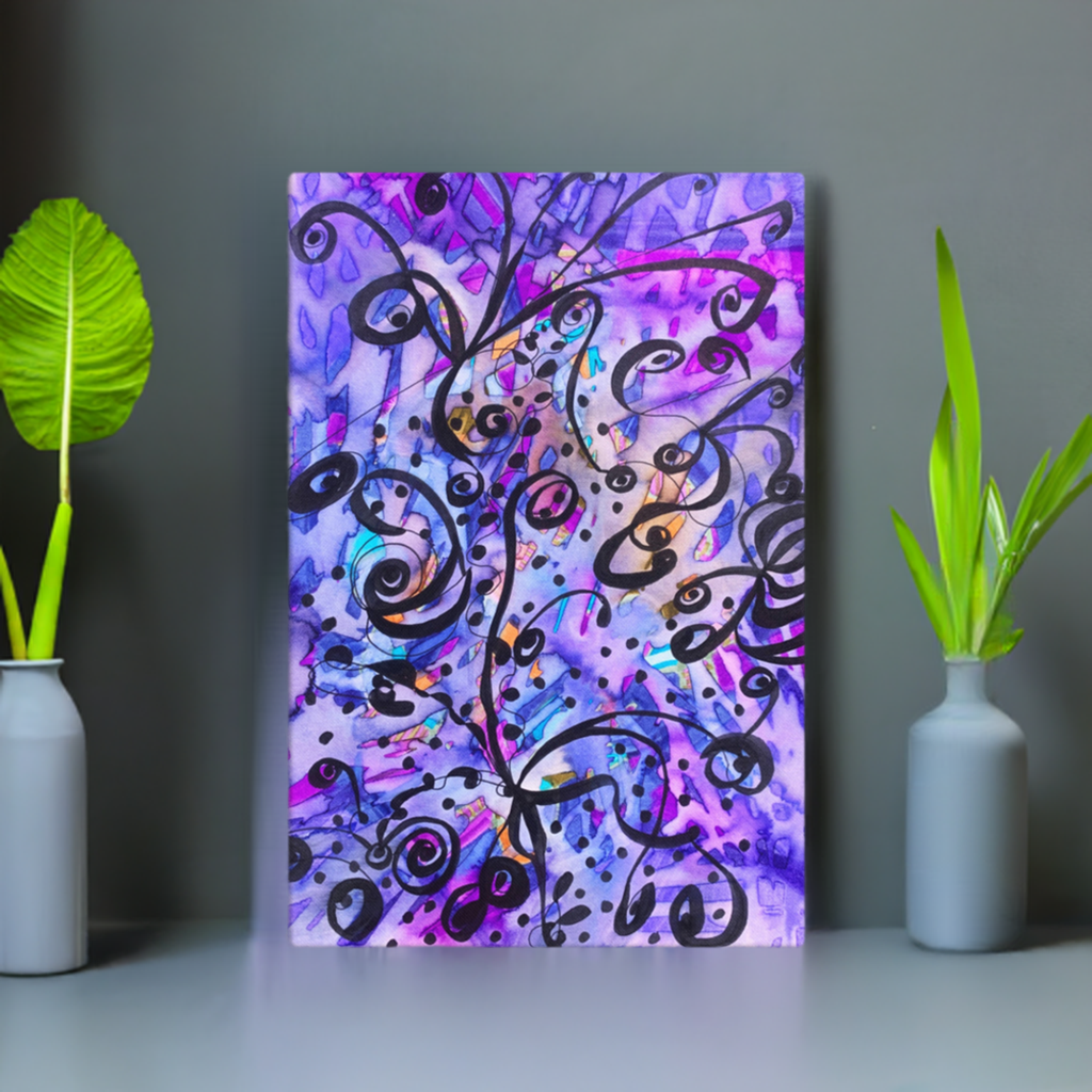 Party Time Abstract Large Artwork Canvas Print 40x60