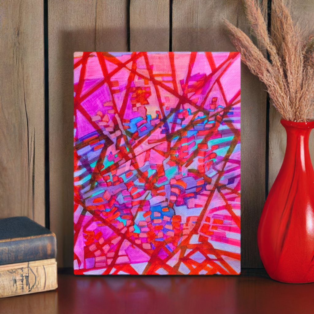 Separation Abstract canvas print unframed