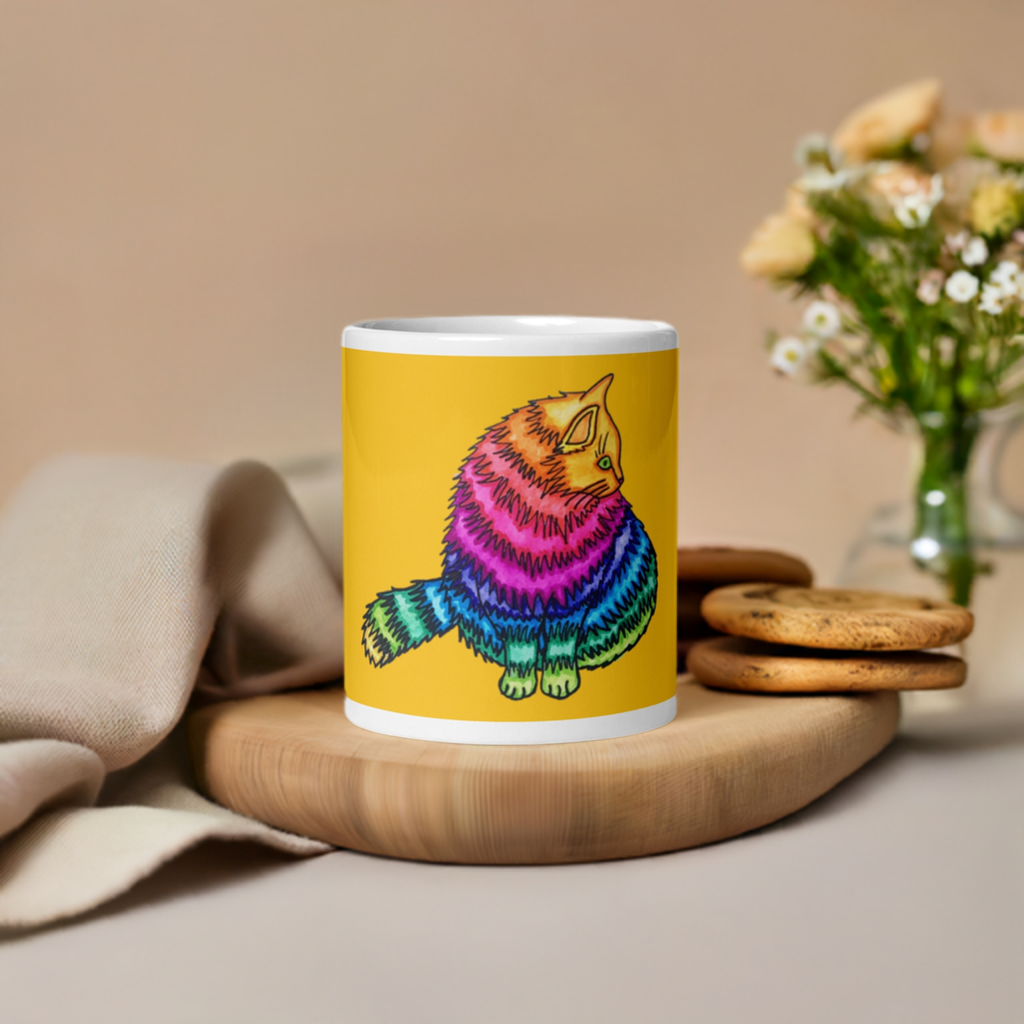 Rainbow Cat Mug