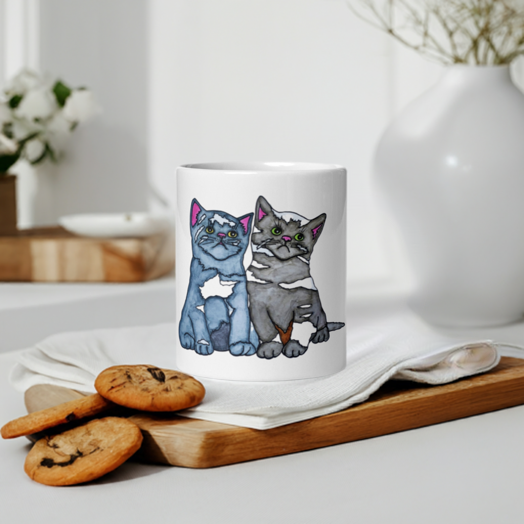 Two Kittens Cat Mug