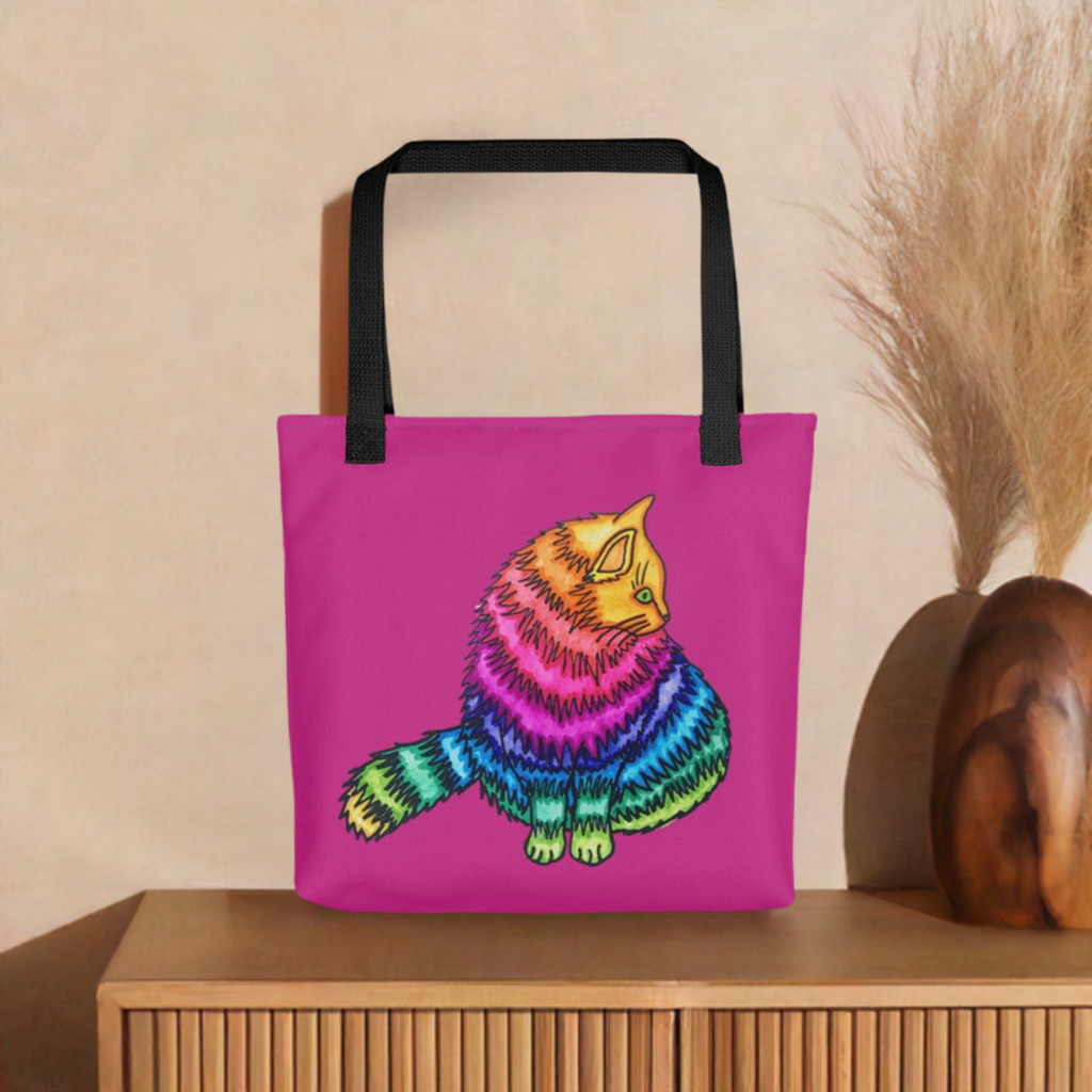 Rainbow Cat Tote bag