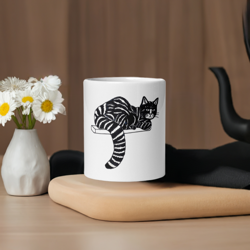 Striped Cat Mug