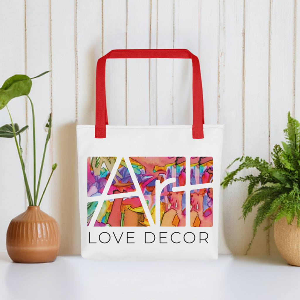 Art Love Decor Tote Bag