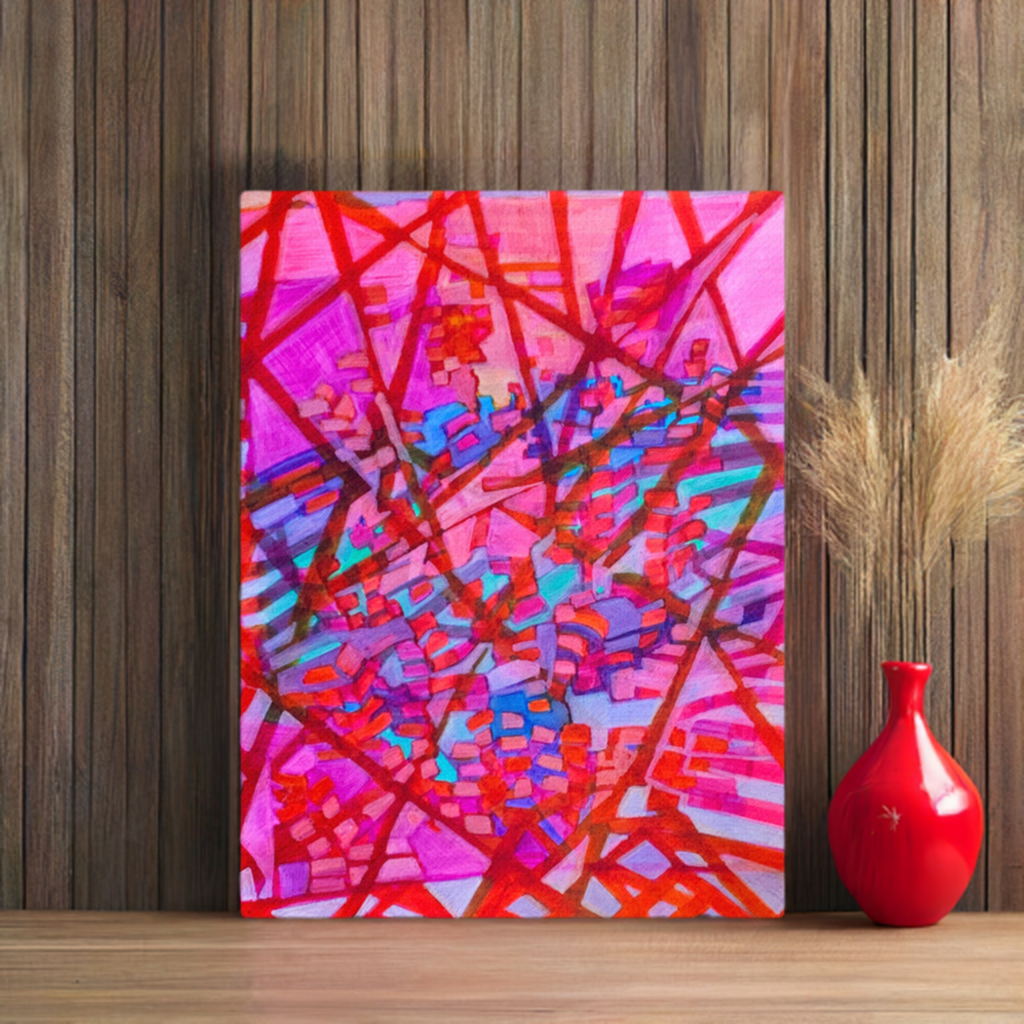 Separation Abstract canvas print unframed