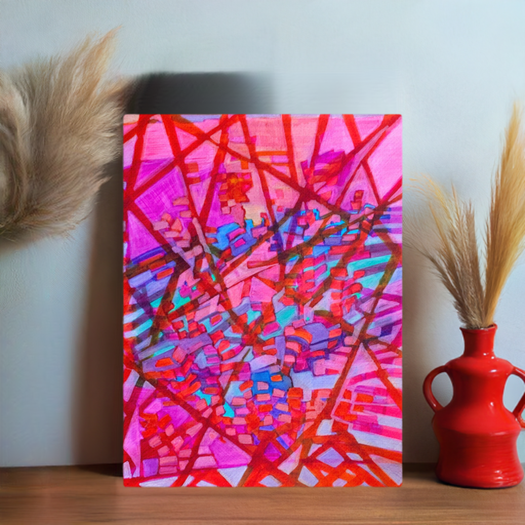 Separation Abstract canvas print unframed