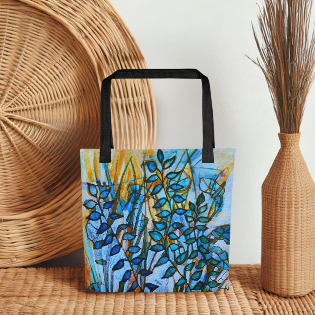 Sunset Leaves Tote bag