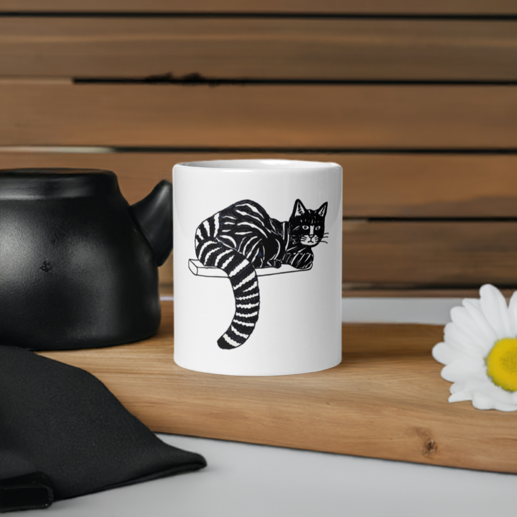 Striped Cat Mug