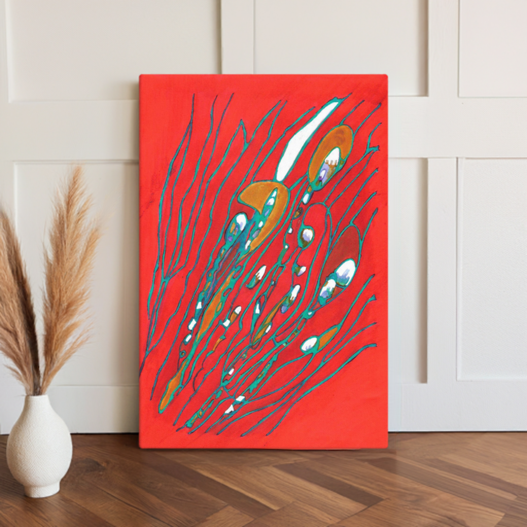 August Abstract Large Artwork Canvas Print 40x60