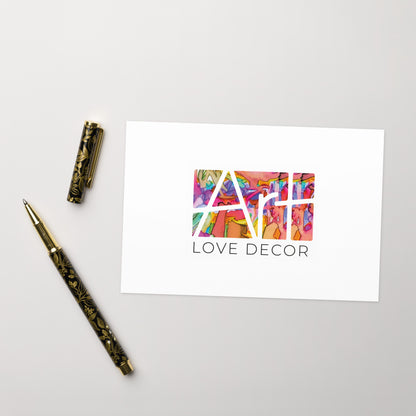 Art Love Decor Logo Card