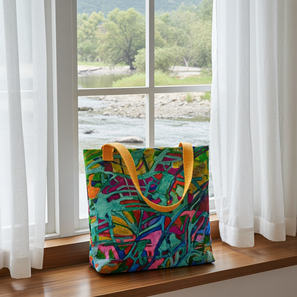 Overgrown Bridge Tote Bag