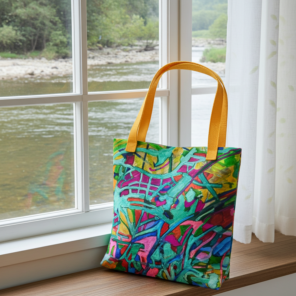 Overgrown Bridge Tote Bag