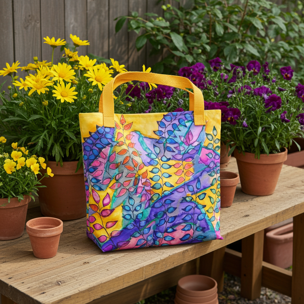 Sunrise Leaves Tote bag