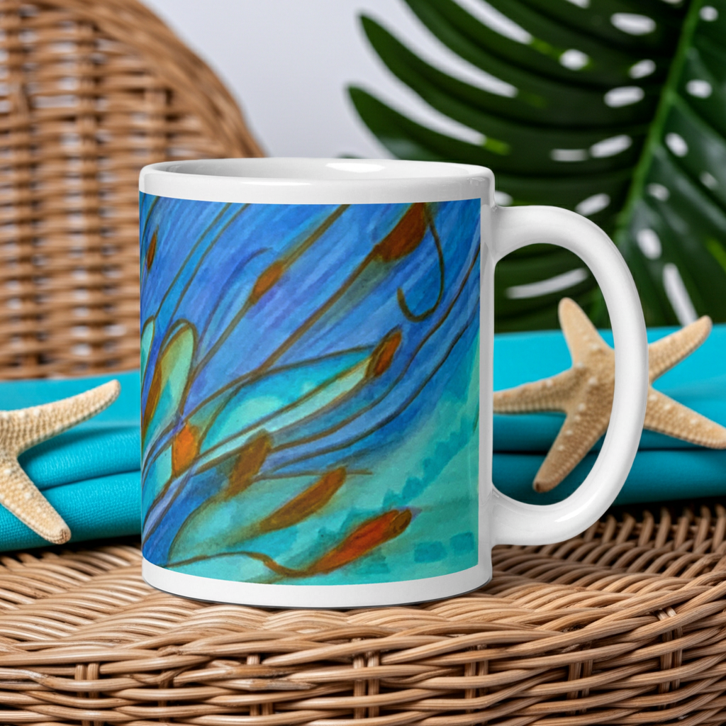 Low Tide Abstract Mug