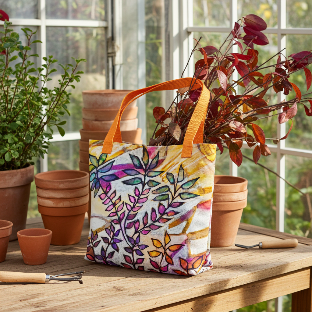 White Creek Leaves Tote bag