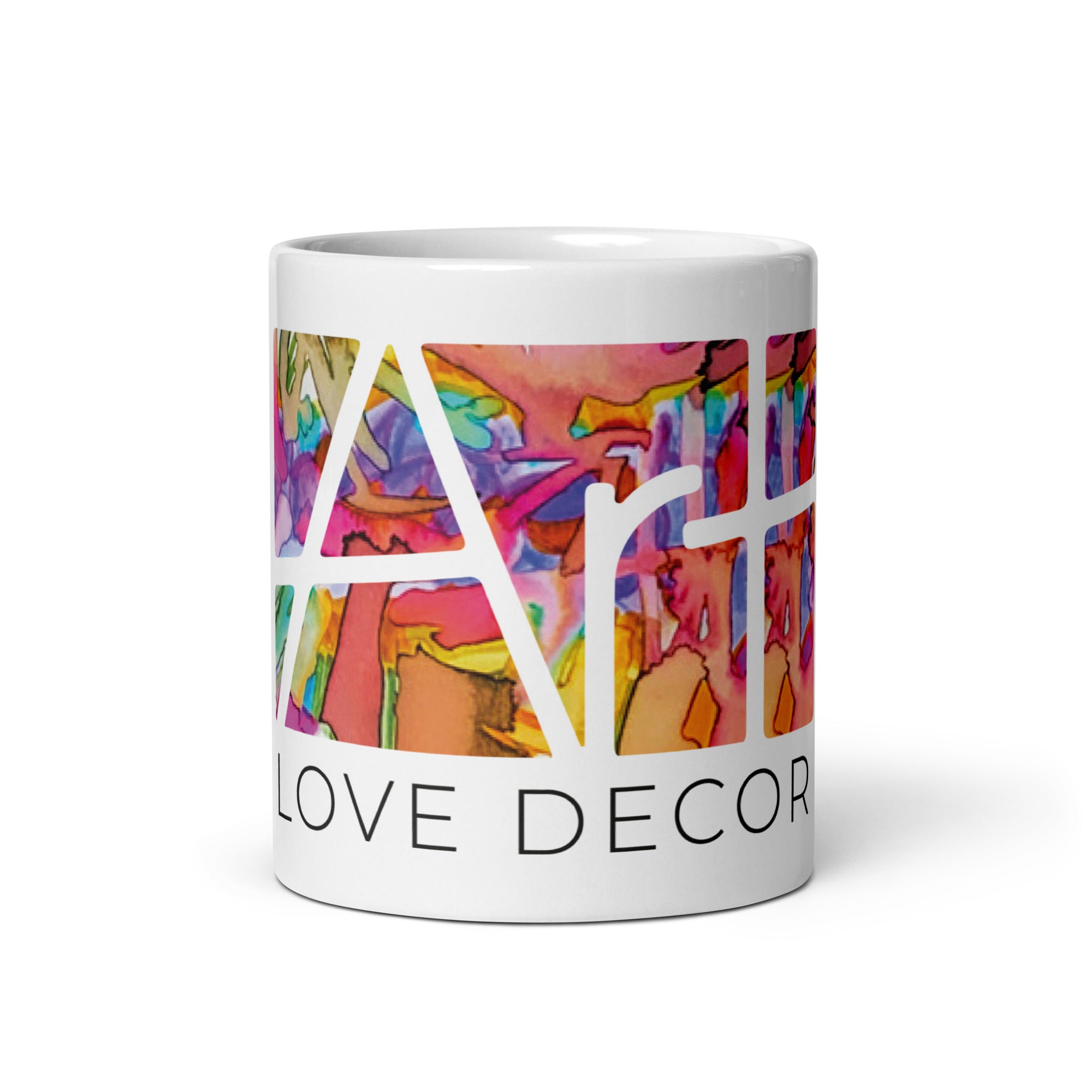Art Love Decor White Glossy Mug - Art Love Decor