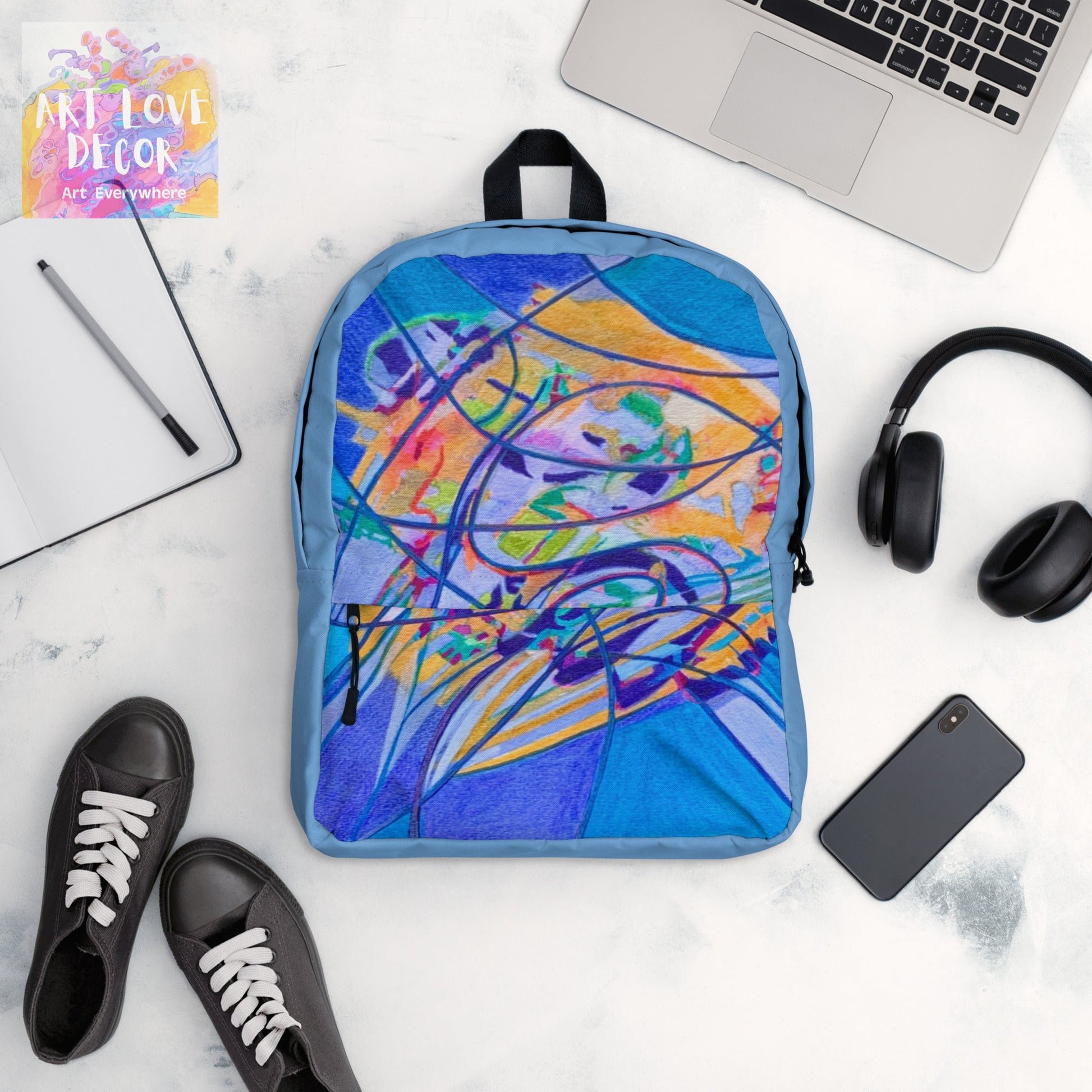 Opportunities Abstract Backpack - Art Love Decor