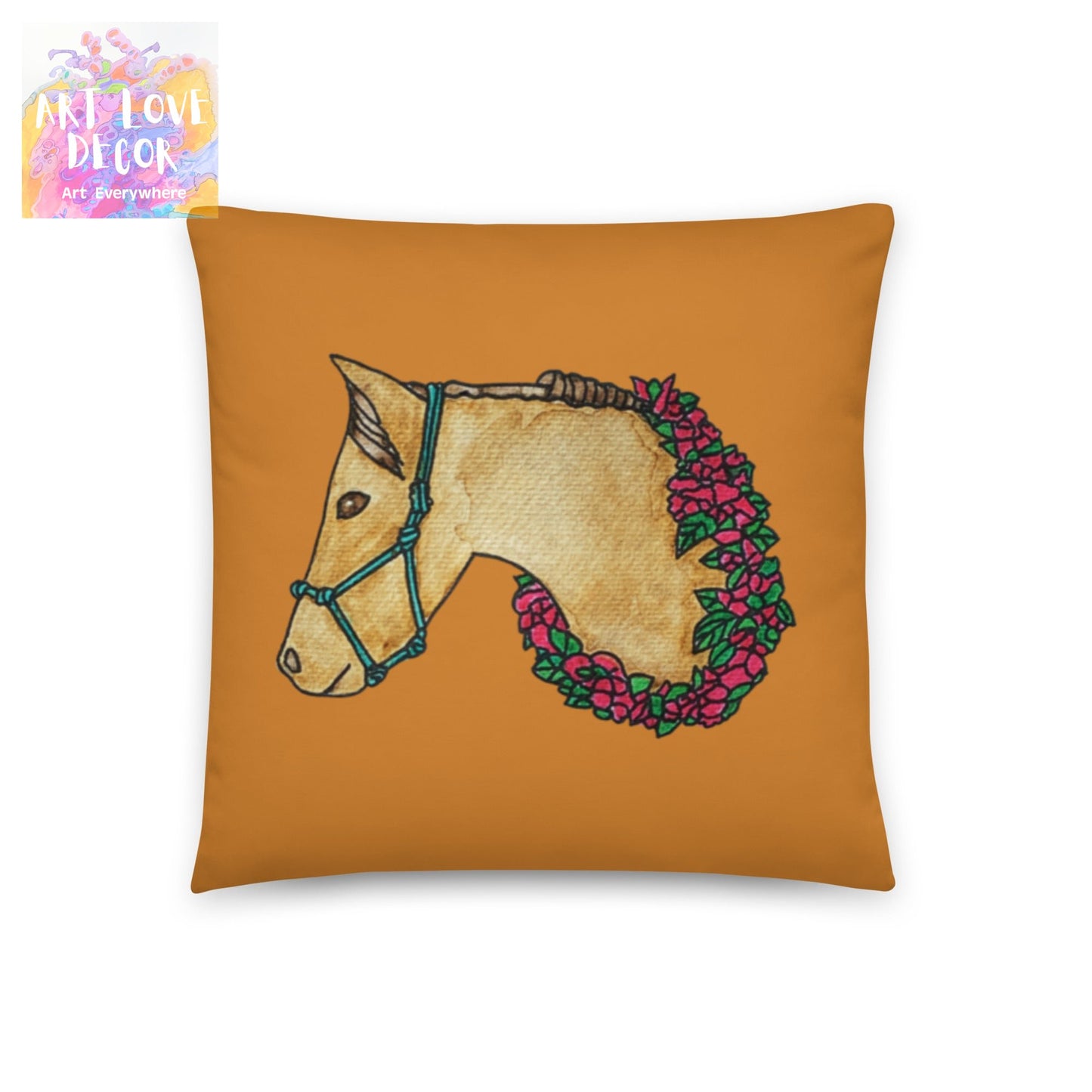 Garland Horse Pillow