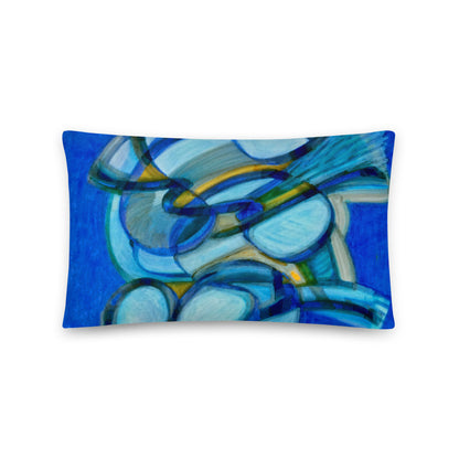 Kittens Abstract Pillow