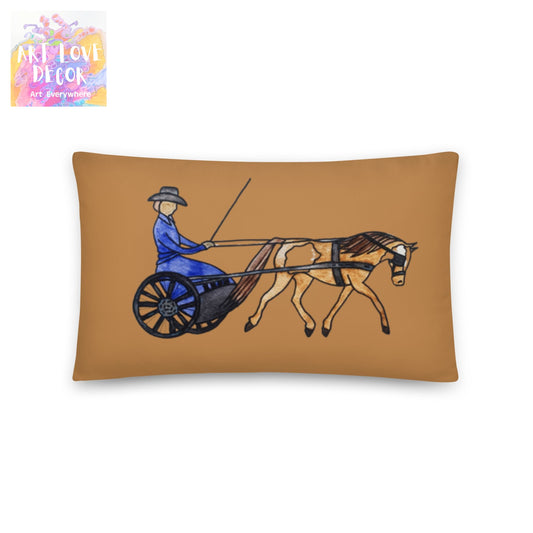Horse & Cart Pillow