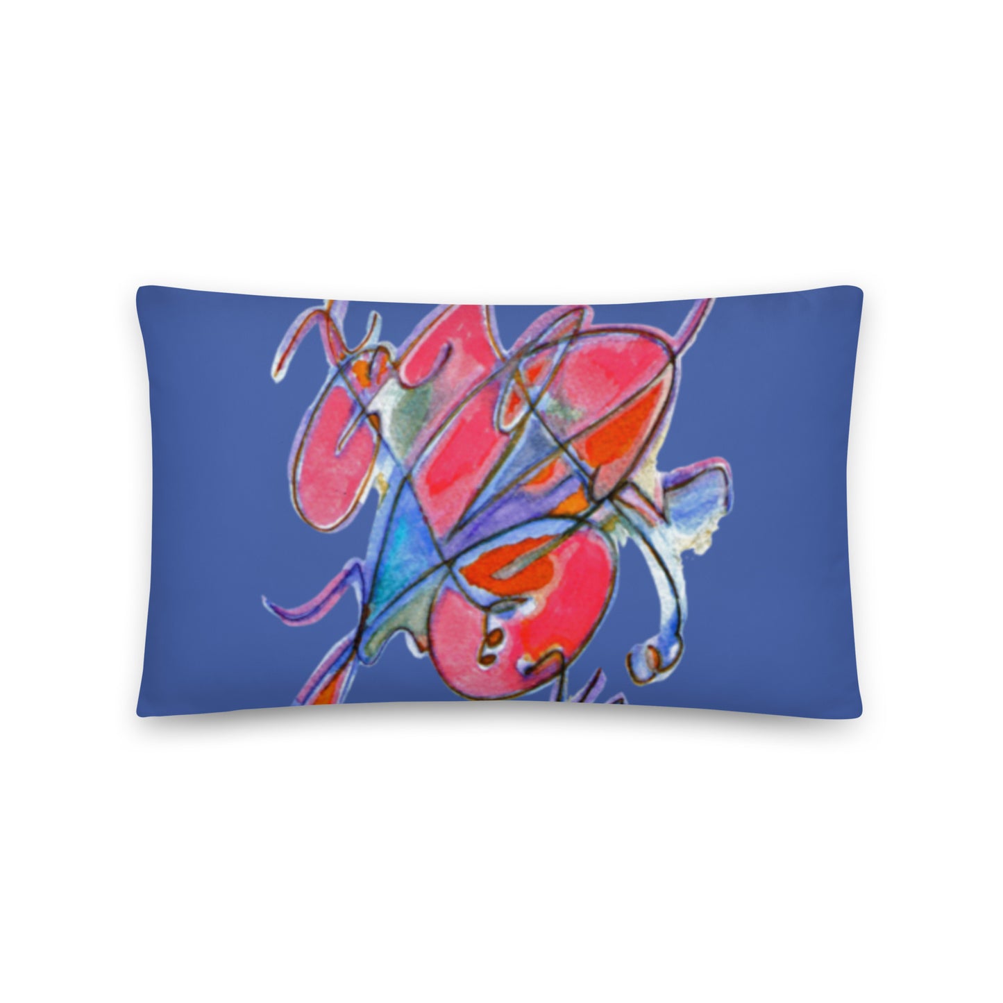 Opposites Abstract  Pillow