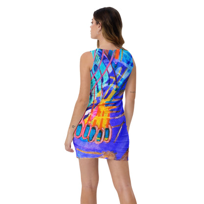 Ray of Hope Abstract Women's Dress - Art Love Decor