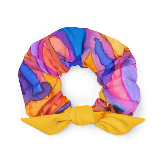 Circle Back Abstract Hair Scrunchie - Art Love Decor