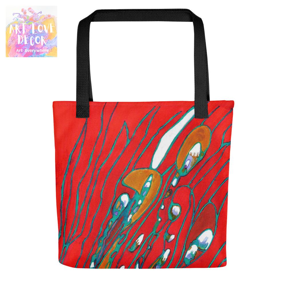 August Abstract Tote Bag - Art Love Decor