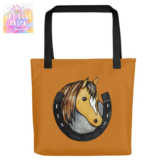 Horseshoe Horse Tote bag