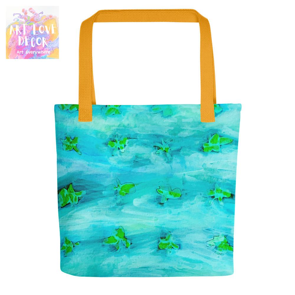 In Rows Abstract Tote bag