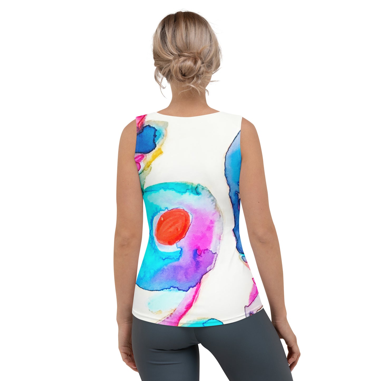 Busy Bodies Abstract Tank Top