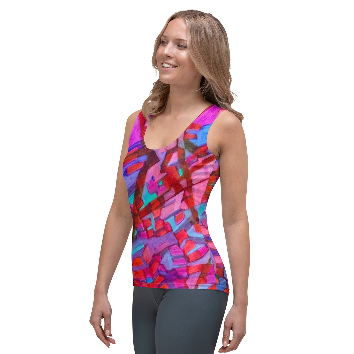 Separation Abstract Tank Top