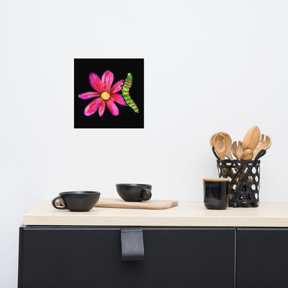 Night Flower Poster