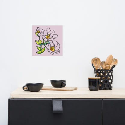 Quiet Flowers Poster