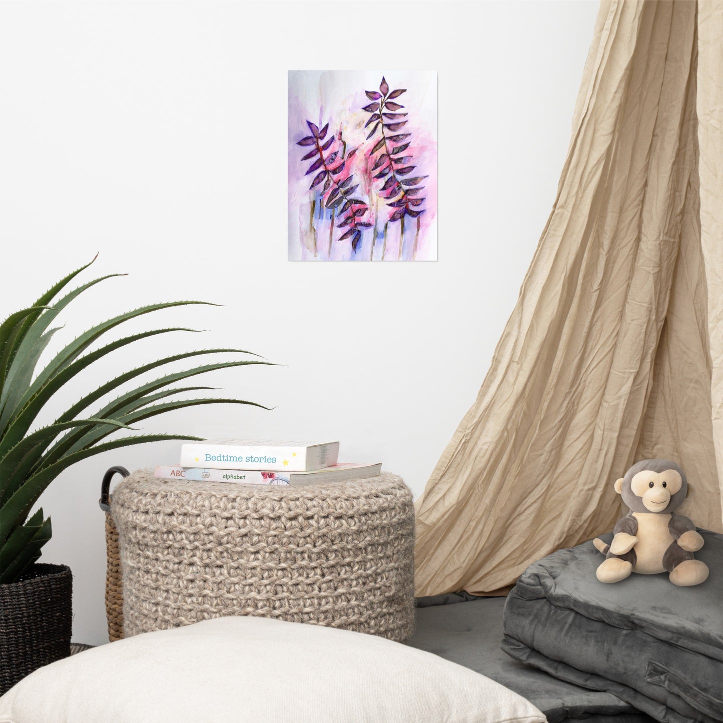 Light Rain Leaves Poster