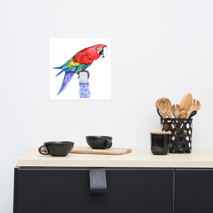 Parrot Poster Unframed - Art Love Decor