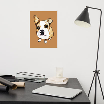 Ear Up Dog Poster
