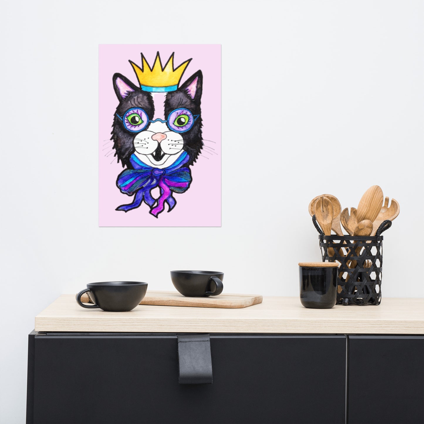 Kitty Cat Crown Poster