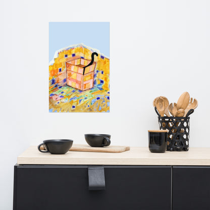 Cat Tail Box Poster