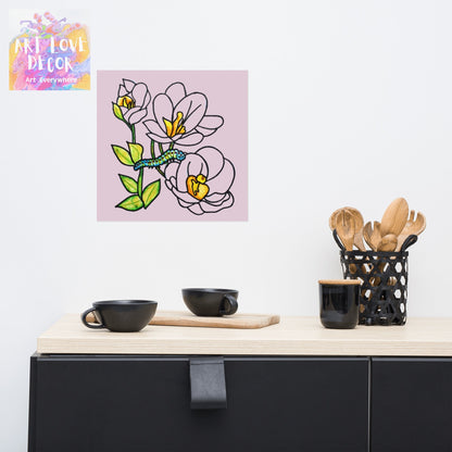Quiet Flowers Poster