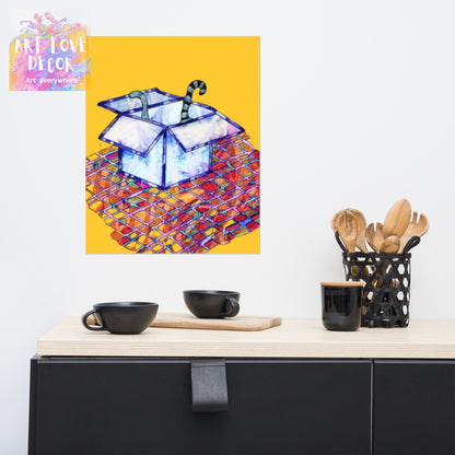 Two Cat Tails Box Poster