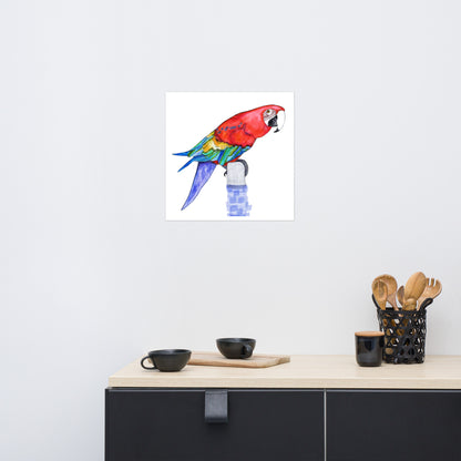 Parrot Poster Unframed - Art Love Decor