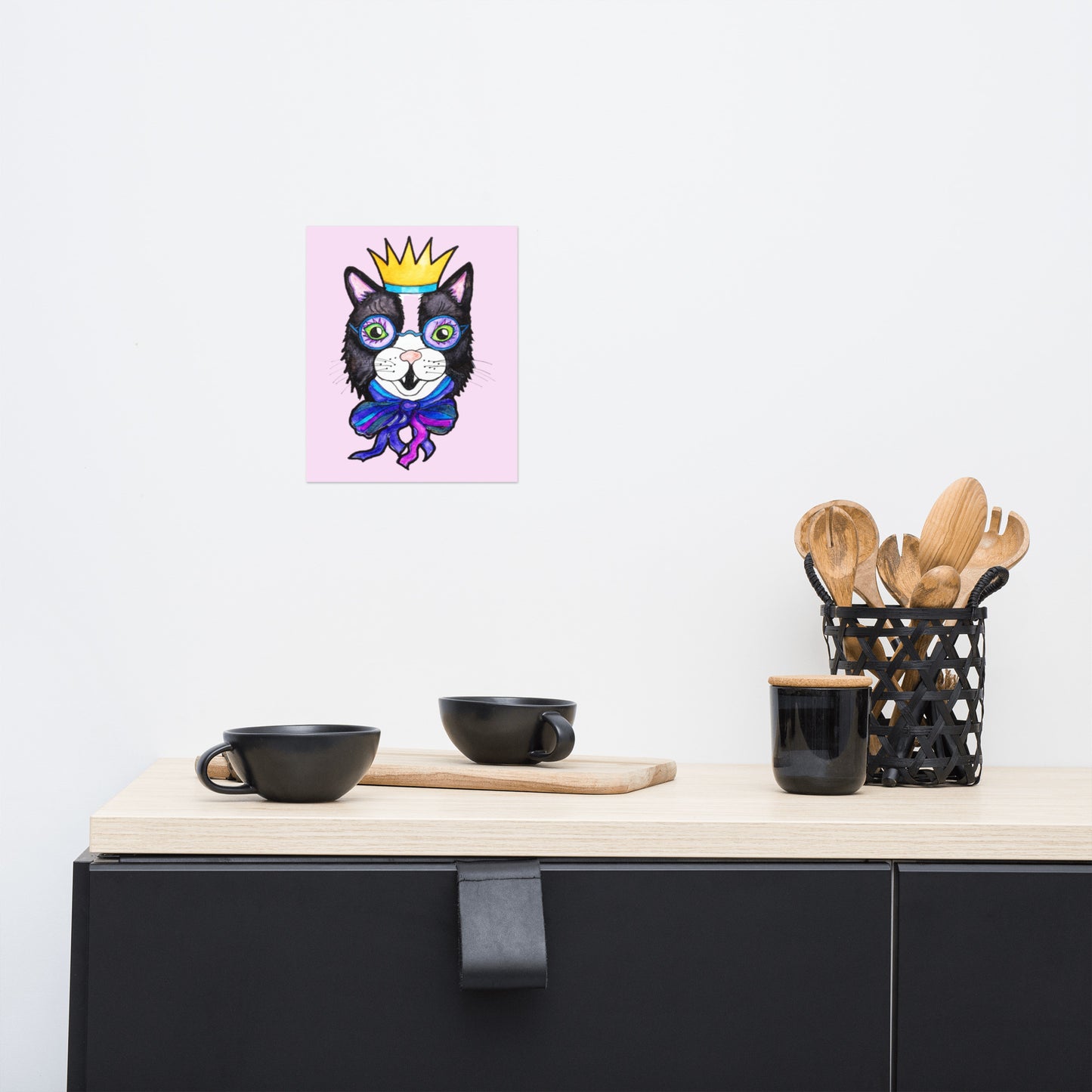 Kitty Cat Crown Poster