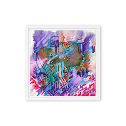 Returns Abstract Framed canvas print