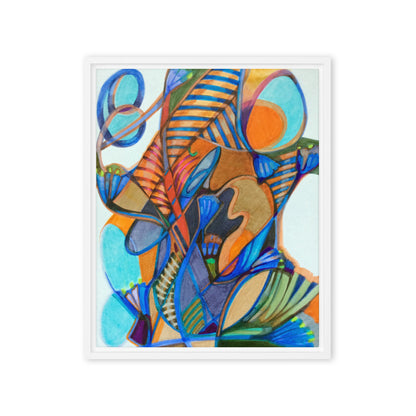 Penetration Abstract Framed canvas print - Art Love Decor