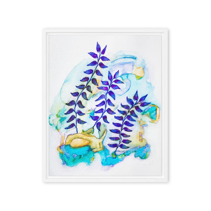 Fiji Leaves Framed canvas print - Art Love Decor