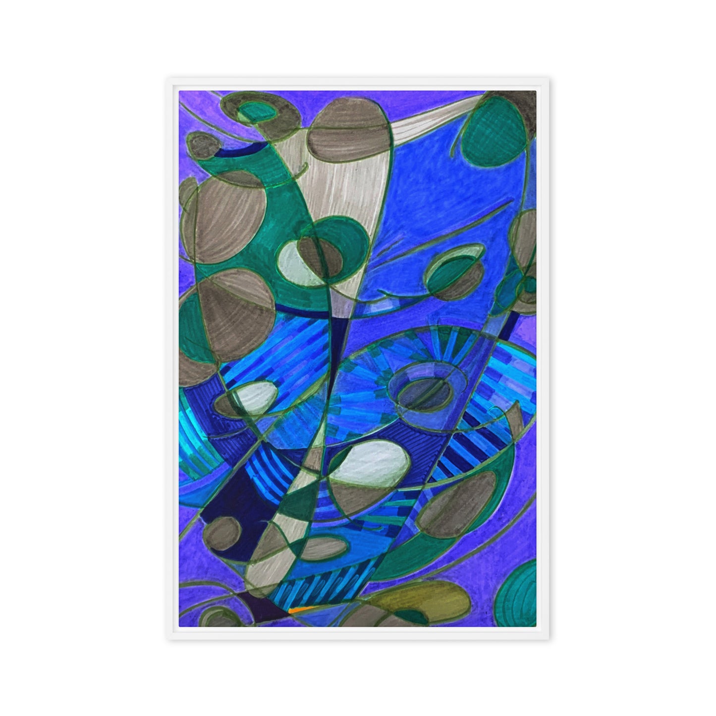 Knot Anymore Abstract Framed canvas print - Art Love Decor