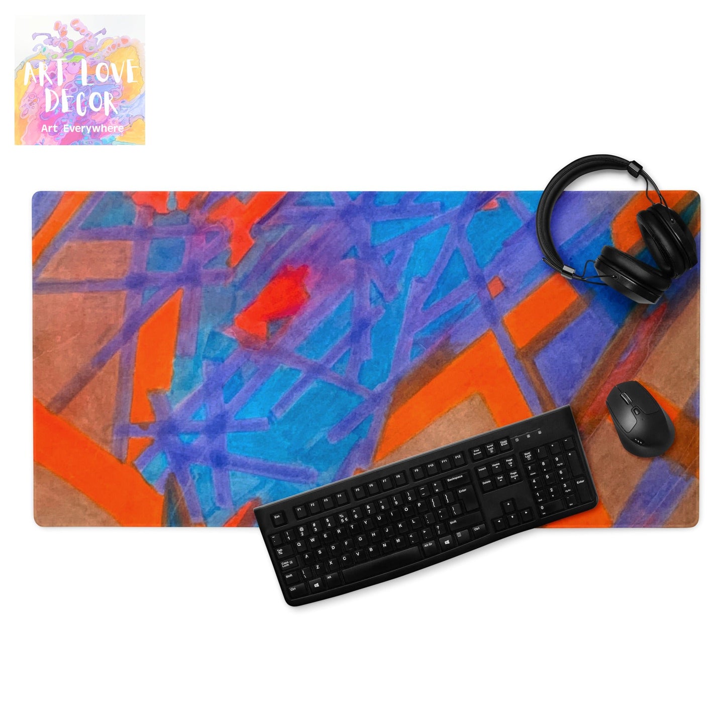 Hot Date Abstract Gaming mouse pad - Art Love Decor
